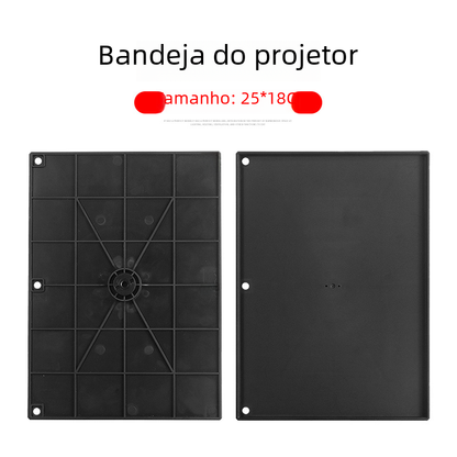 Adjustable Projector Stand with Laptop Tray and Tripod