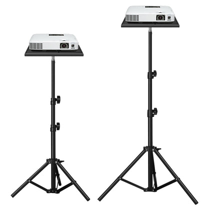 Adjustable Projector Stand with Laptop Tray and Tripod